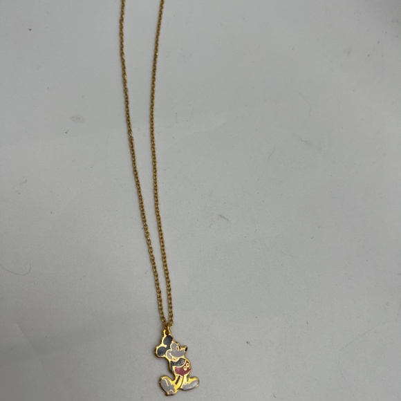 Vintage Disney Mickey Mouse Necklace and Adjustable Ring - Picture 5 of 10